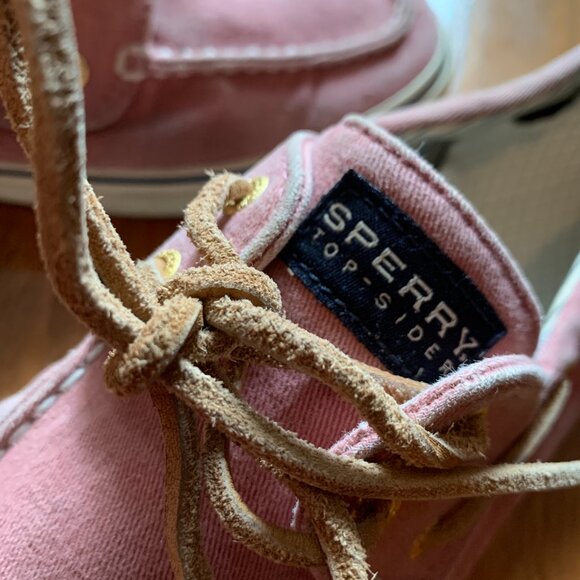 Pink Sperry nautical shoes, size 8.5 W - Picture 11 of 15